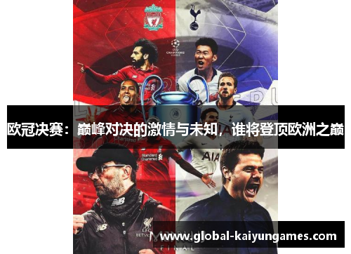 欧冠决赛：巅峰对决的激情与未知，谁将登顶欧洲之巅