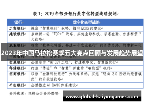 2023年中国马拉松赛季五大亮点回顾与发展趋势展望